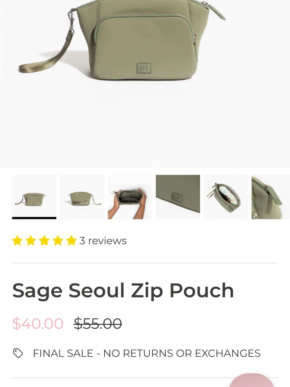 Freshly Picked Seoul Neoprene Diaper Bag Set